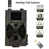 SMTP MMS 2G CellularTrail Surveillance Camera Wildlife Waterproof 16MP 1080P Mobile Hunting Cameras HC300M Photo Trap Tracking