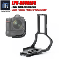 LPN-D850LBG Camera L Bracket Quick Release L Plate 1/4" Screw Arca Swiss Vertical Video Shooting For Nikon D850 DSLR Tripod Head