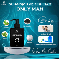 Dung Dịch Vệ Sinh Nam Only Man - Kháng Khuẩn, Duy Trì Độ Ẩm Tự Nhiên ( CHE TÊN )