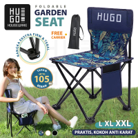 HUGO Kursi Lipat Outdoor Kursi Lipat Camping Portable Kursi Gunung Mancing Piknik Serbaguna