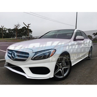 高速 賓士 BENZ W205 C180 C300 C400 改 AMG樣式 前保桿 後保桿 側裙 空力套件