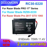 DODOMORN New RC30-0220 Battery For Razer Blade Pro 17 GTX 1060 RTX 2060 RTX 2070 RTX 2080 RZ09-02202E75-R3U1 Fast delivery
