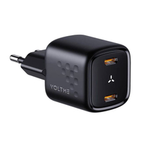 อะแดปเตอร์ รุ่น REVO 30 DUO DUAL-PORT PD [2xUSB-C PORT] สีดำ