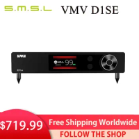 SMSL VMV D1se MQA Audio DAC 768kHz 32bit Bluetooth 5.0 USB Optical Coaxial RCA DSD512 ES9038PRO Decoder With Remote Control