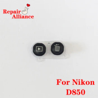 Rear Cover Playback + Delete rubber button repair parts For Nikon D850 SLR