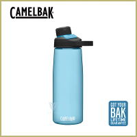 【CAMELBAK】750ml 戶外運動水瓶 透藍(RENEW/磁吸蓋/戶外水瓶)