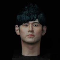 1/6 Scale Jay Chou Male Head Carving Sculpt Model Chinese Singer for 12'' Figure Body Doll for Collection