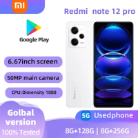 Xiaomi Redmi note 12 pro 5G Android 6.67 inch RAM 8GB ROM 256GB Qualcomm Snapdragon 778G used phone