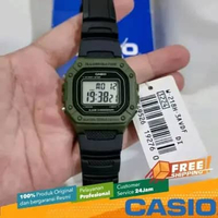 CASIO ORIGINAL - CASIO W-218H-3A CASIO W 218H 1A - JAM TANGAN PRIA JAM PRIA - RUBBER CASIO W-218H-3A