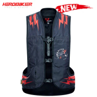DUHAN New Motorcycle Air-bag Vest Motorcycle Vest Motorcycle Jacket Motocross Protection Reflective Motorbike Airbag Moto Vest