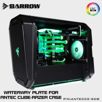 Barrow Watercooler Distroplate Watercooling Waterway Boards For Antec Cube-Razer Case For Intel CPU &amp; Single GPU Building