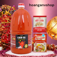 Tương ớt Chinsu 2.1kg - Tặng 1gói Hạt Nêm 55g và 1gói Bột Canh 190gr Gia Vị - Hương vị đặc trưng tự 
