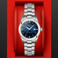 【TISSOT 天梭 官方授權】T-MY LADY 典雅真鑽機械腕錶 禮物 推薦(T1320071104600)