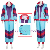Party Disco Cosplay 80s 90s Hippie Costume Colorful Outfits Adult Tops Pants Halloween Carnival Dsguise Suit
