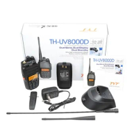 TYT TH-UV8000D Walkie Talkie Dual Band VHF UHF 10W 10KM FM Transceiver Amateur Radio 3600mAh Cross-Band Repeater Function Radio