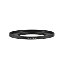 Aluminum Black Step Up Filter Ring 55mm-82mm 55-82mm 55 to 82 Filter Adapter Lens Adapter for Canon Nikon Sony DSLR Camera Lens