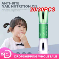 20/30PCS No Bite Promotes Healthy Cuticles Long-lasting Cuticle Care Top-rated Nail Nutrition Oil For Children Bitter Polish