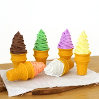 仿真冰淇淋模型假甜筒蛋筒雪糕裝飾擺件食物櫥窗展廳裝飾拍照道具