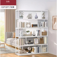 鋼製書架（單櫃款-暖白色120cm）