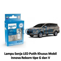 Lampu Senja Khusus Innova Reborn G dan V Philips Ultinon Pro6000 LED T20 W21W CK 6000K White Putih