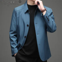 Tcyeek Jacket Men 2022 Spring Autumn New Tops Korean Fashion Blazer for Men Business Casual Mens Blazer Jacket Blazer Uomo Lq377