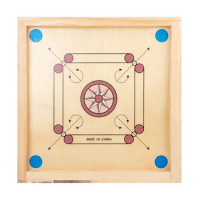 Carrom Board Game Pieces Coins Striker Double educational board game parent-child interactive toy