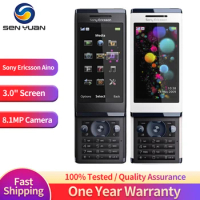 Original Unlocked Sony Ericsson Aino U10 U10i 3G Mobile Phone 3.0 WIFI GPS Bluetooth 8.1MP Russian Keyboard Slider U10 CellPhone