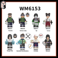 Naruto Yamoto Umino Iruka Đồ chơi Lắp ráp Naruto Phiên Bản Mới Mô hình Naruto Baryon Mode Nhân vật L