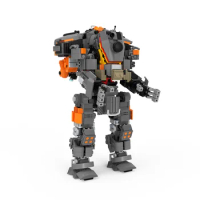 MOC High-Tech Titanfall 2 Kane's Scorch Titan Building Blocks Set Machine Mecha Robot Bricks Model Toys For Children Xmas Gifts