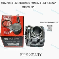 Cylinder Seher Block Komplit Set KGW Mio M3 2ph Cylinder Blok Seher Piston Kit Komplit Set Mio M3 So