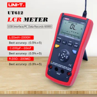 UNI-T UT611 UT612 Inductance Capacitance Resistance meter Auto range LCR Meter with LCD backlight display Data hold