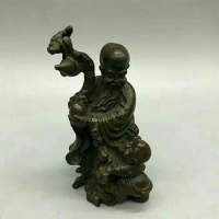 Chinese Antique Favorites Buddha Statue Bronze Hand Carved Statue