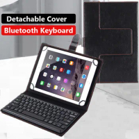 Wireless Bluetooth Keyboard for NUMVIBE N90 N 90 11 Inch Tablet Computer with Leather Case Portable Keyboard Case Cover