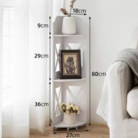 浴室置物架落地轉角收納架衛生間多層收納三角牆角儲物架