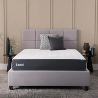 10 Inch Memory Foam Mattress Medium Feel - Infused with Bamboo Charcoal and Gel Bed in a Box Temperature Pressure Queen Size