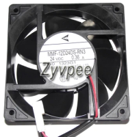 Zyvpee® 12cm 24V MMF-12D24DS-RN3 120mm 0.36A 2Wire Inverter Fan 120x120x38mm