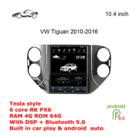 Hot sale 10.4 inch Car android Multimedia For VW Tiguan 2010-2016