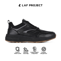 LAF Project - Sepatu Sneakers Pria Kasual Hitam Black Casual Keren Sporty Vetra