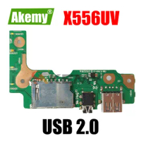 Akemy For Asus X556U X556UJ X556UJQ X556UB X556UA X555UV FL5900 LF5800 Laptop Audio USB 2.0 IO Interface JACK Board