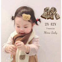 Khăn len quàng cổ cho bé hình gấu dễ thương phong cách hàn quốc KL212 Mimo Baby