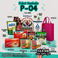 [#P-04] Paket Sembako (beras gula kopi sabun biskuit) hampers parsel hari ibu belanja bulanan lengka