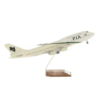 JC Wings 1:200 Scale LH2042 Pakistan Airline 747-300 AP-BFV Miniature Die Cast Alloy Aircraft Model Children's Day Gifts