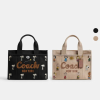 【COACH】蔻馳官方直營 COACH X PEANUTS CARGO SNOOPY印花26號托特包-2色可選(CBF70)