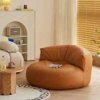 Minimalist Ergonomic Bean Bag Sofa Comfort Couch Sitting Reading Bean Bag Sofa Bedroom Puffs Asiento Modern Simple Furnitures