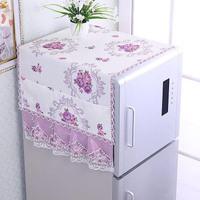 冰箱防塵罩新款遮塵蓋布防水防油洗衣機輕奢床頭柜罩冰箱巾