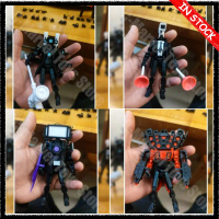 ในสต็อก 3d พิมพ์ Skibidi Taitan เสียง Titan Tv Man Titan Monitor Q-Version Multi-Jointed Action Figu