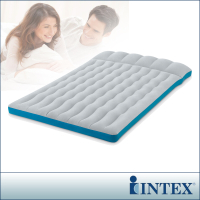 INTEX 雙人野營充氣床墊(車中床)-寬127cm (灰藍色) (67999)