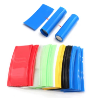 18650/26650/21700 PVC Heat Shrink Tube Battery FilmTape Precut Shrinkable Sleeve Tubing Protect Pipe Cover for Batteries Wrap