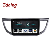Idoing10.2"4G+64G Car Intelligent Android AutoRadio Player For Honda CRV CR-V 4 RM RE 2011-2018 GPS Navigation Glonass Head Unit