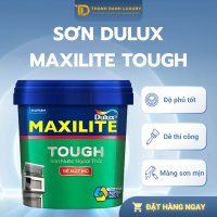 Sơn Dulux Maxilite Tough Ngoại Thất 5L Bề Mặt Mờ Độ Che Phủ Cao Chống Rêu Mốc Hiệu Quả Chống Bong Tr